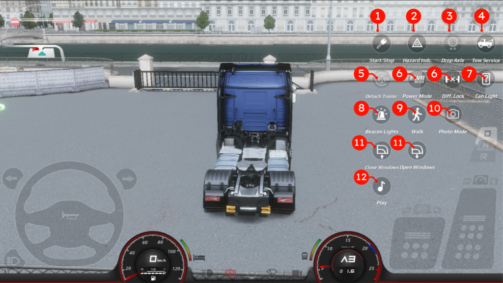 Ultimate Beginner’s Guide to Truckers of Europe 3: Master Gameplay, Controls & First Truck Upgrades 11 Basic Controls of toe3