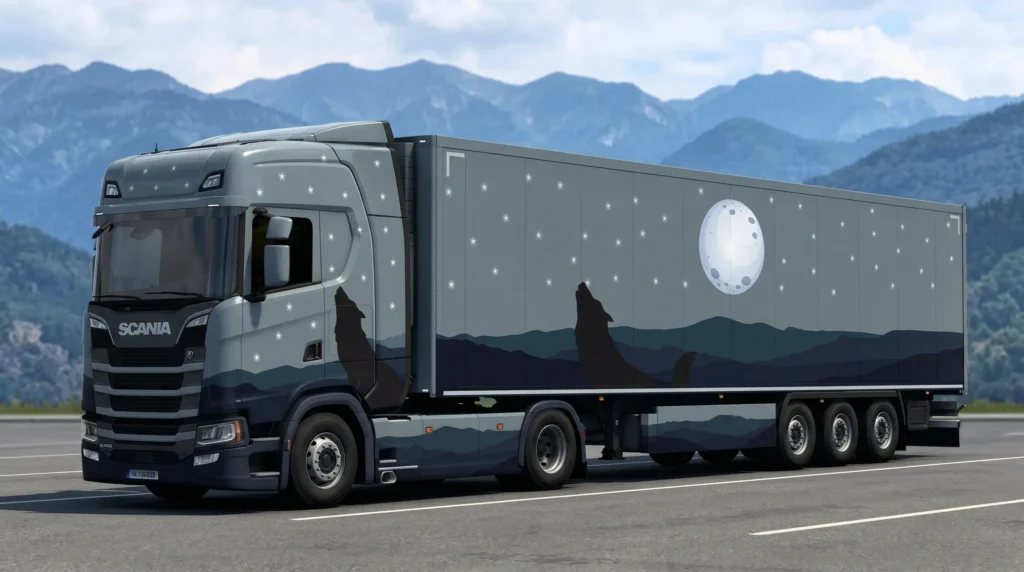 Midnight Howl Custom Skin — Truckers of Europe 3 custom skin preview