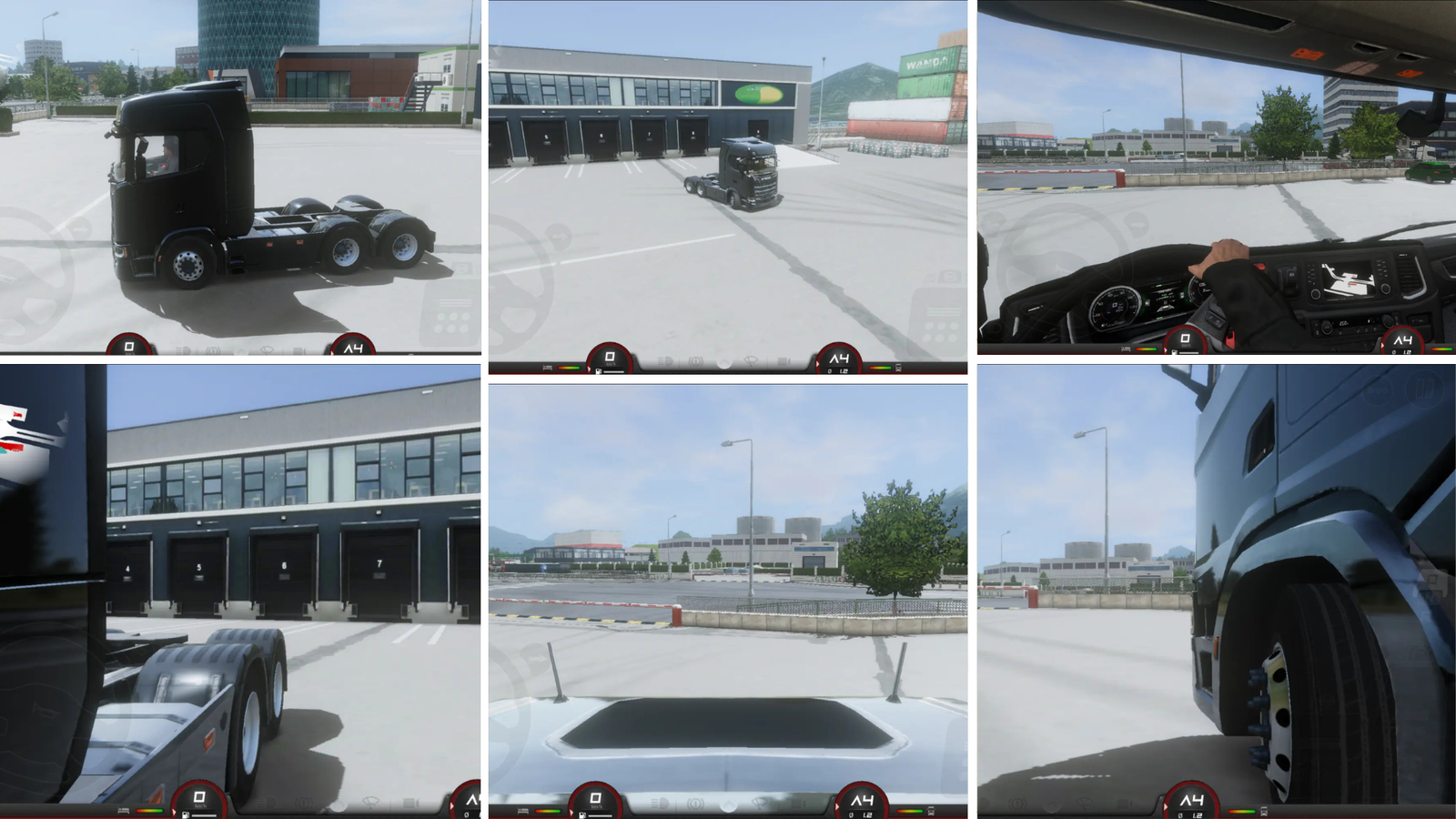 Multi-angle camera views in Truckers of Europe 3