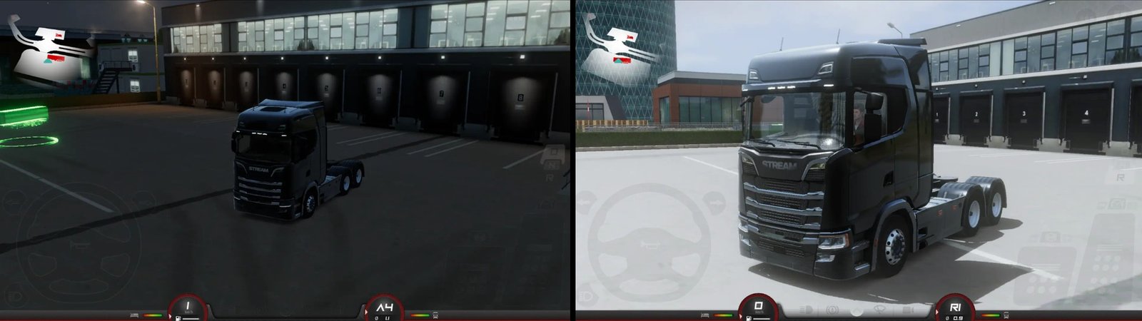 Dynamic day and night cycle in Truckers of Europe 3